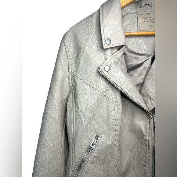 ANTHROPOLOGIE | BLANKNYC | 2X XXL | Life Changer Vegan Leather Zip Moto Jacket - Picture 9 of 17